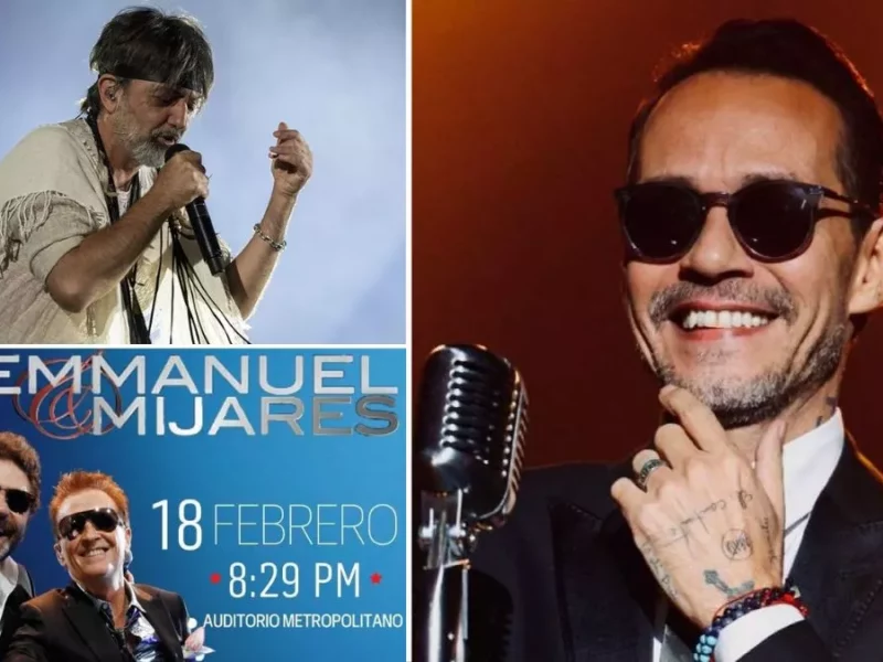 Marc Anthony, Babasónicos y más los conciertos en Puebla en 2023