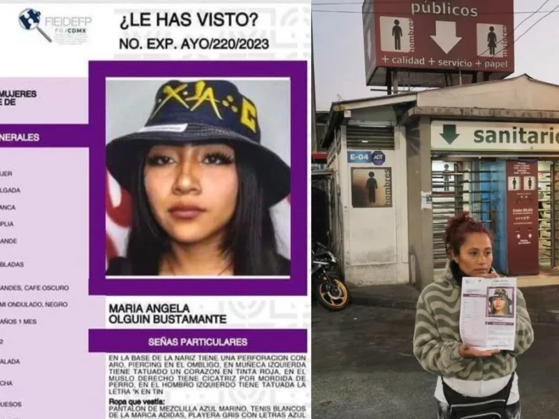 María Ángela desaparece en el paradero del Metro Indios Verdes