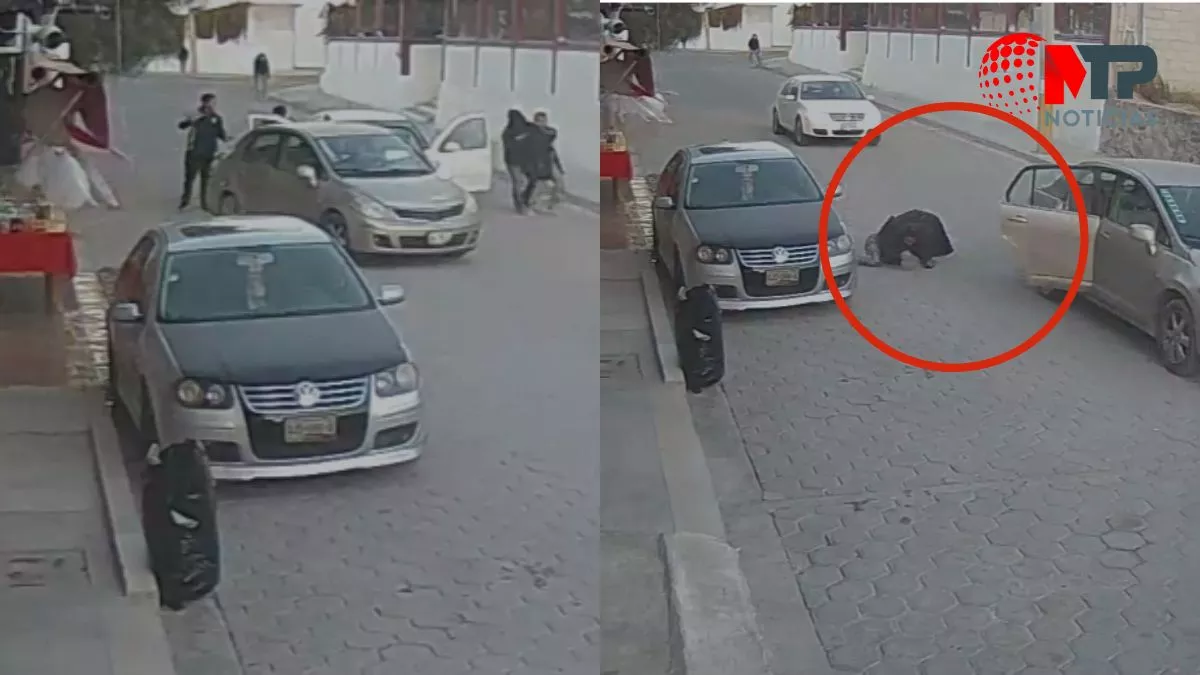 Mujer se arroja de auto durante levantón en Tecamachalco