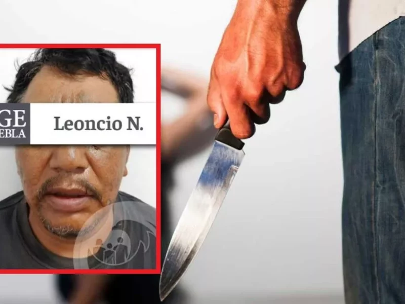 Intento de feminicidio: detienen a Leoncio, navajeó a su expareja en Acatlán de Osorio