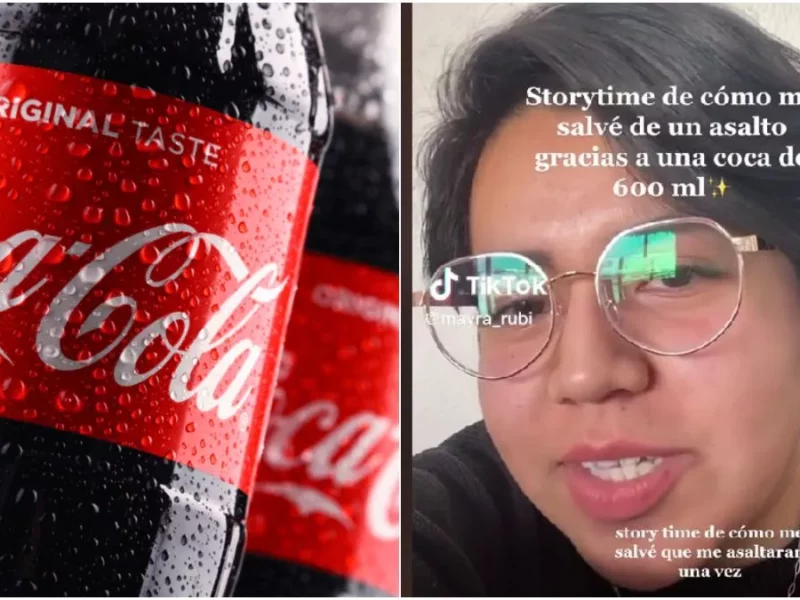 Joven se salva de ser asaltada, gracias a una Coca Cola