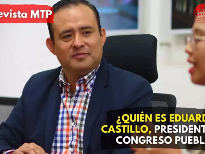 ¿Quién es Eduardo Castillo, presidente del Congreso de Puebla?