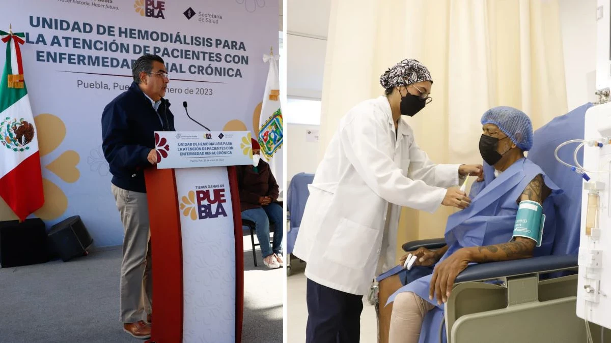 Sergio Salomón inaugura Unidad de Hemodiálisis en Puebla