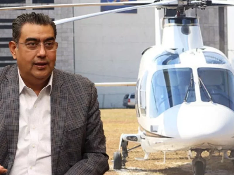 Sergio Salomón usará helicóptero del gobierno solo en caso de emergencia