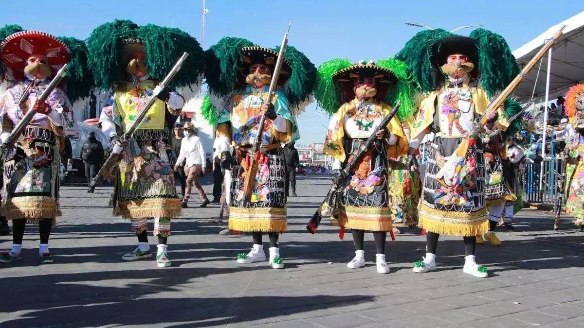 Así se vivió el primer día del colorido carnaval de Huejotzingo 2023