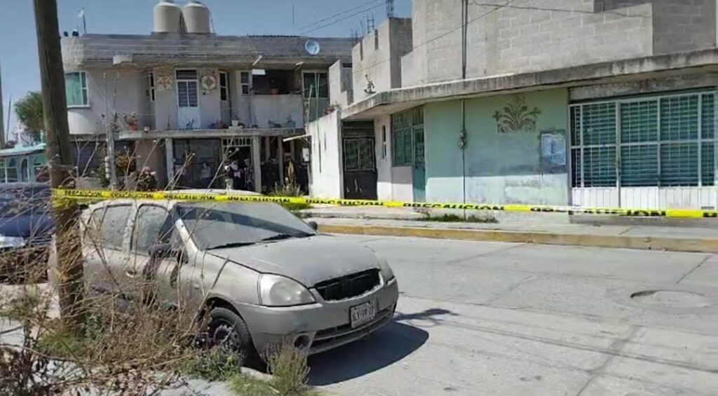 Casa de seguridad en Tlaxcala acordonada