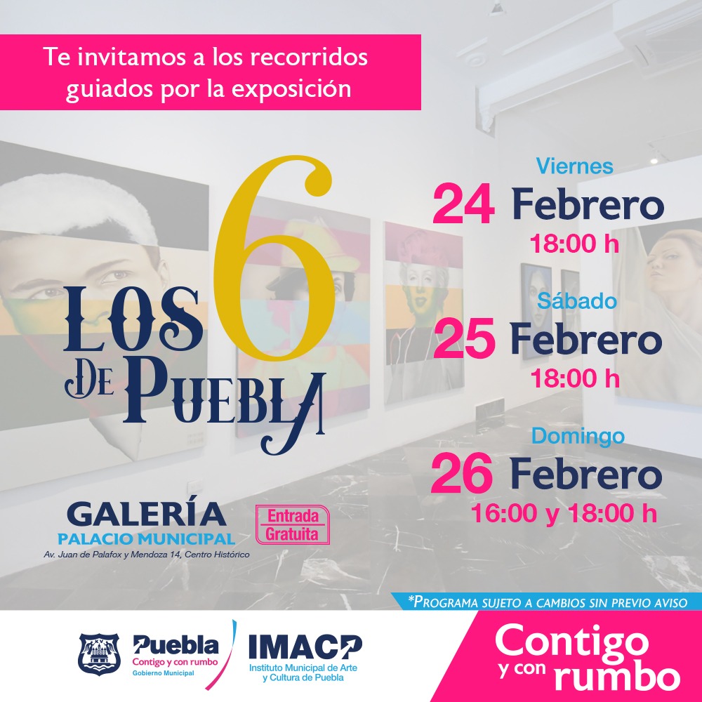 Exposición guiada en Puebla