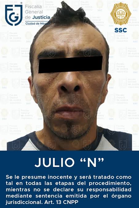 Julio, taxista detenido por muerte de niña en CDMX