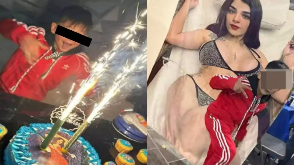 Niño celebra cumpleaños con temática de Karely Ruiz