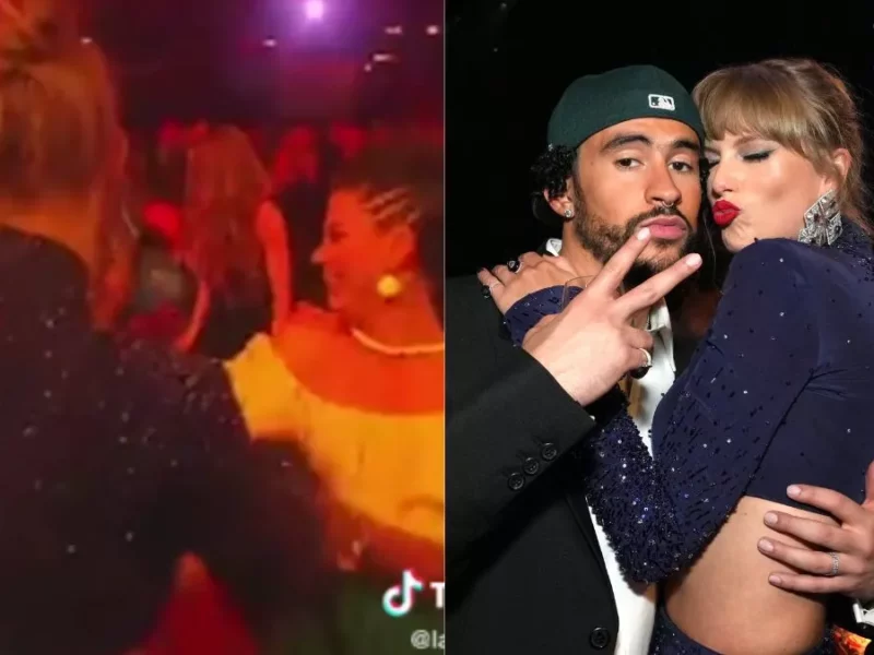Taylor Swift baila merengue al ritmo de Bad Bunny en los Premios Grammy (VIDEO)