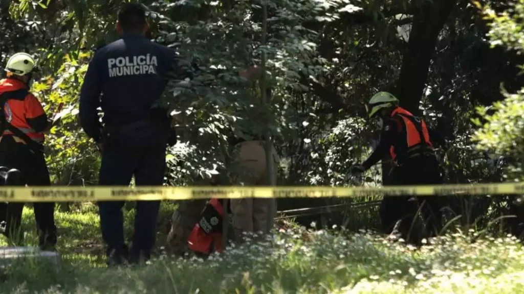 Hallan cadáver en barranca de Tochimilco, perro paseaba con una mano