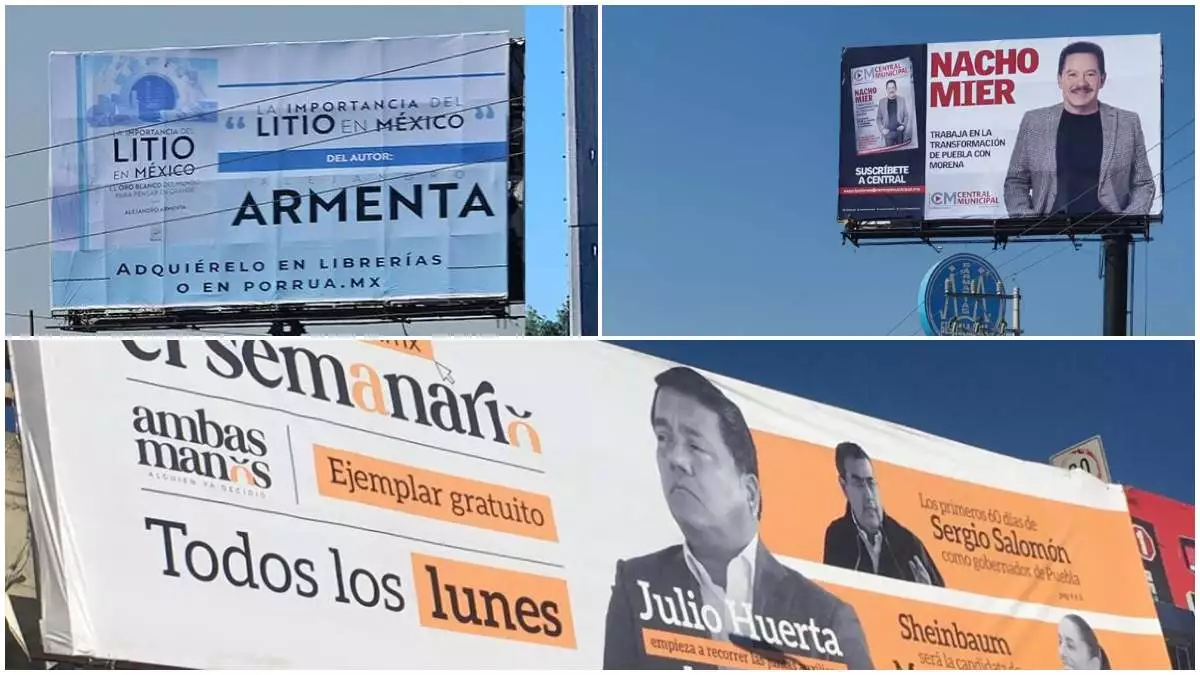Denunciarán a morenistas por violar ley electoral con espectaculares en Puebla