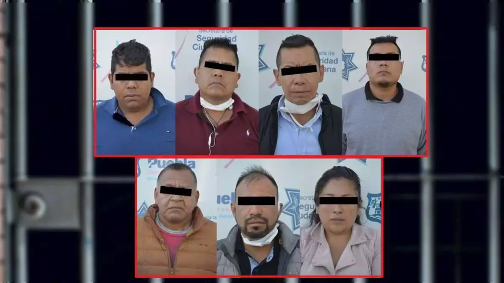 Detienen a siete de 'Los Cubanos', dedicados al robo a cuentahabientes en Puebla
