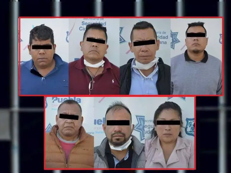 Detienen a siete de 'Los Cubanos', dedicados al robo a cuentahabientes en Puebla