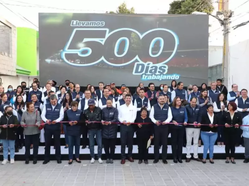 Eduardo Rivera presenta informe de 500 días de trabajo en Puebla