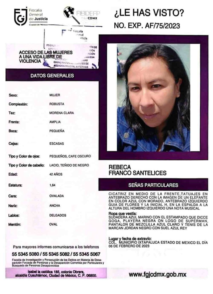 Familiares de Rebeca bloquean la México-Puebla para exigir su localización
