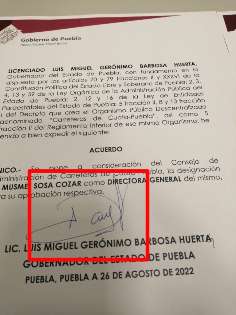 Funcionaria que falsificó firma Barbosa (2)