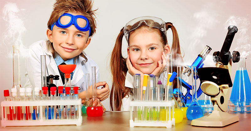 Niños científicos