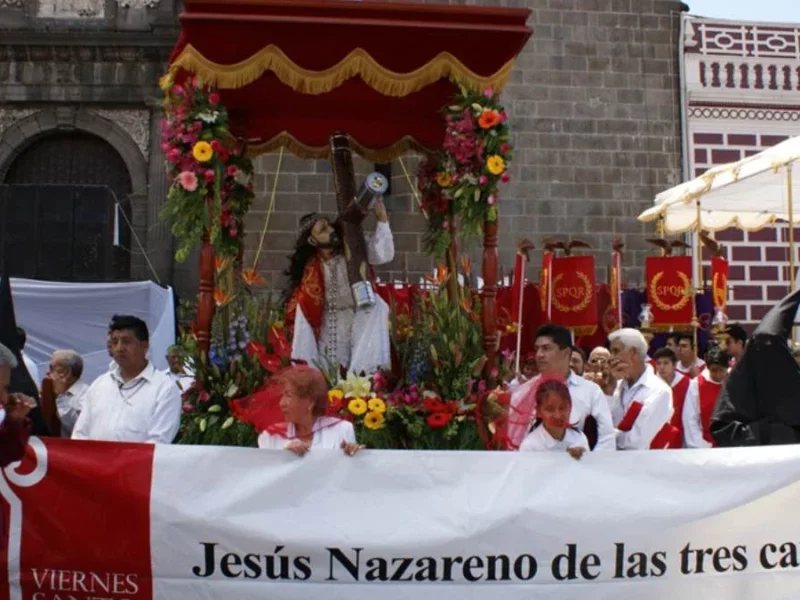 Procesión de Viernes Santo en Puebla: esperan 100 mil visitantes