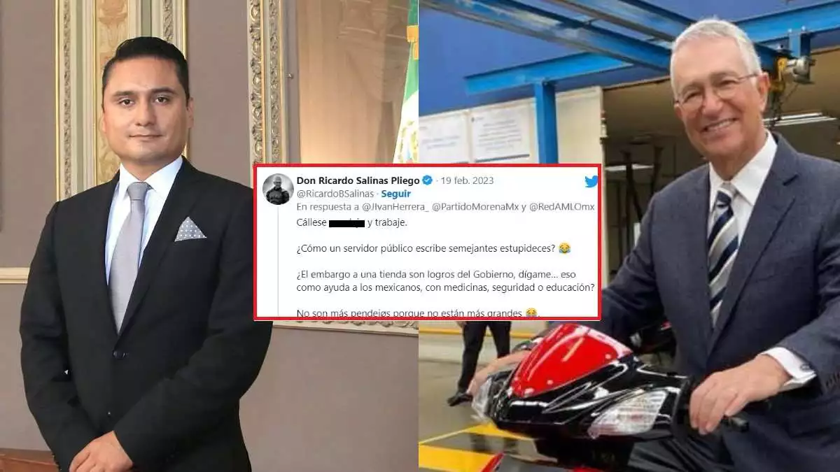 “Cállese pendejo”: Salinas Pliego le responde a diputado de Puebla por embargo a Elektra