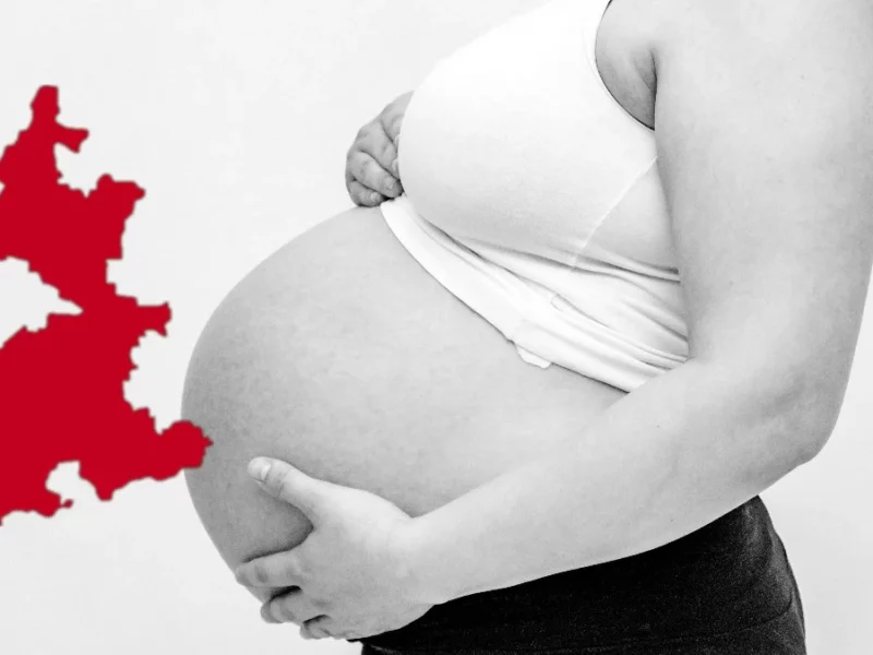 Tentativa de feminicidio: hasta 40 años de prisión por aborto con lesiones en Puebla.
