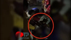 video de riña en Huejotzingo