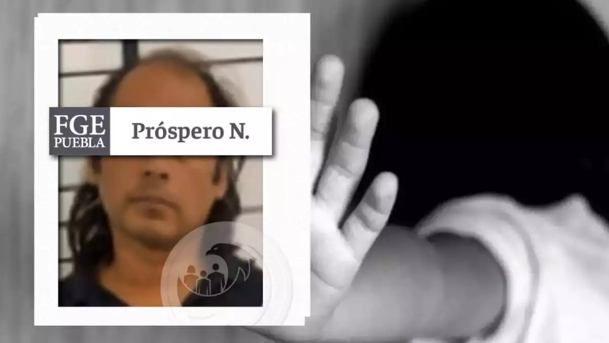 Detienen a Próspero, violó a su hija de seis años en una tienda en San Pedro Cholula