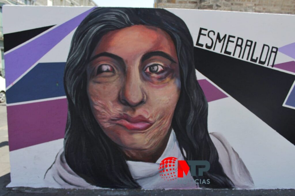 Esmeralda, mural de víctimas de ácido