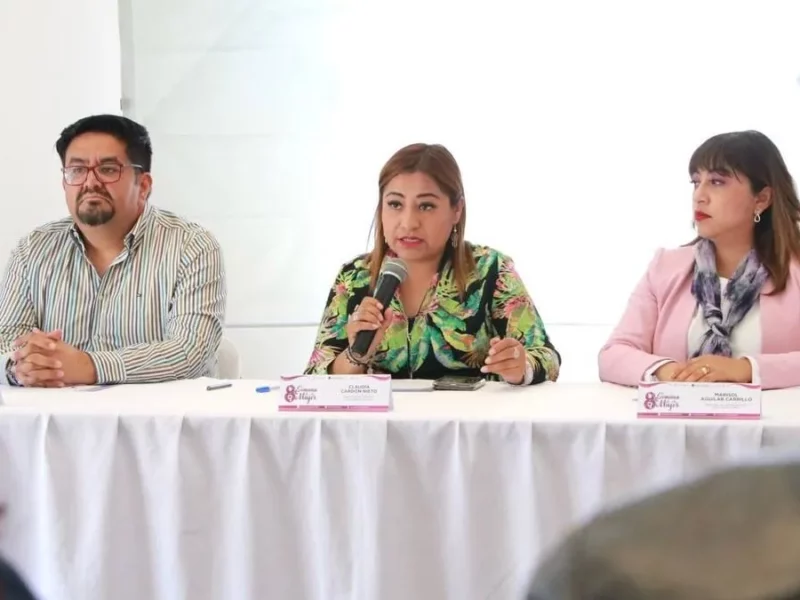 Presentan actividades por el Día Internacional de la Mujer en Huejotzingo