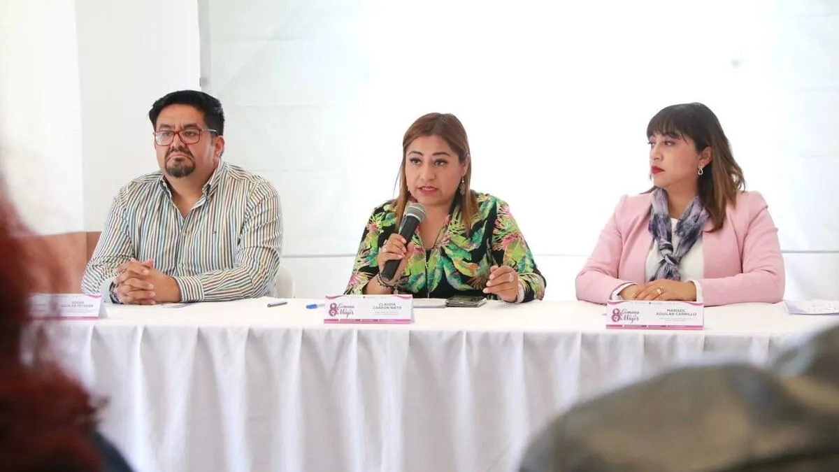 Presentan actividades por el Día Internacional de la Mujer en Huejotzingo