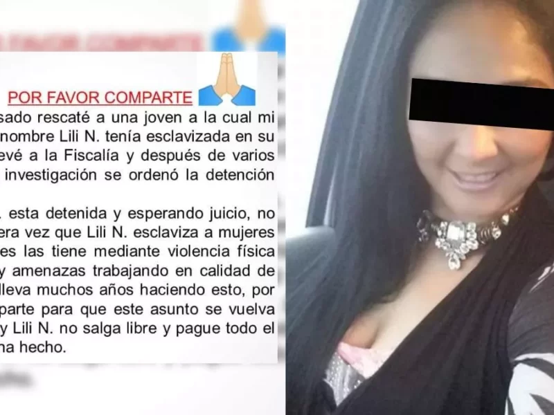 Liberan a Lili, mujer acusada de esclavizar a mujeres de la Sierra Norte de Puebla