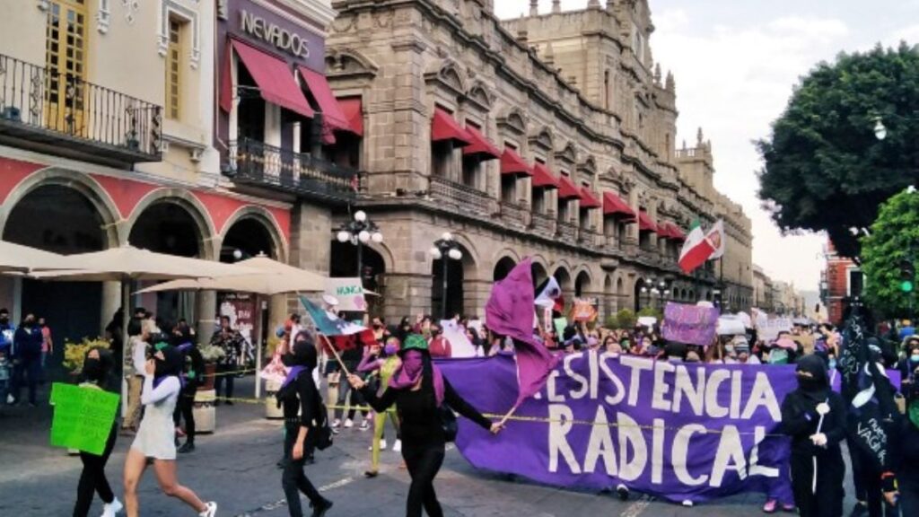 Marchas 8M en Puebla