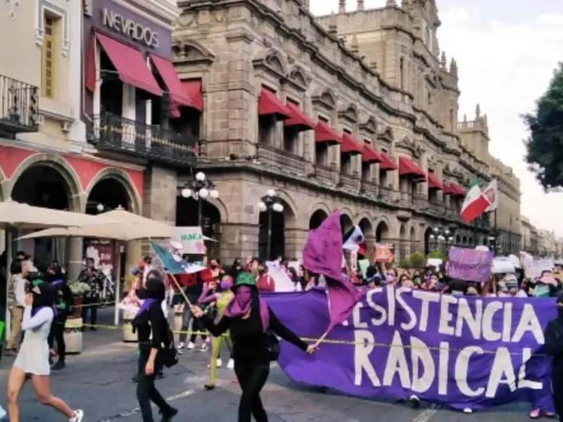 Marchas 8M en Puebla