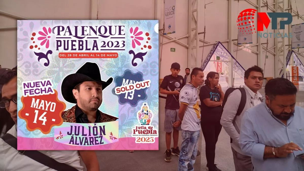Nueva fecha para Julión Álvarez en Palenque de Puebla