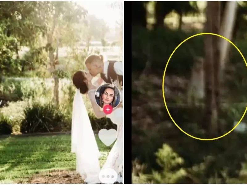 ¿Bebé fantasma? Mujer se casa y su hija fallecida se aparece en las fotos de la boda