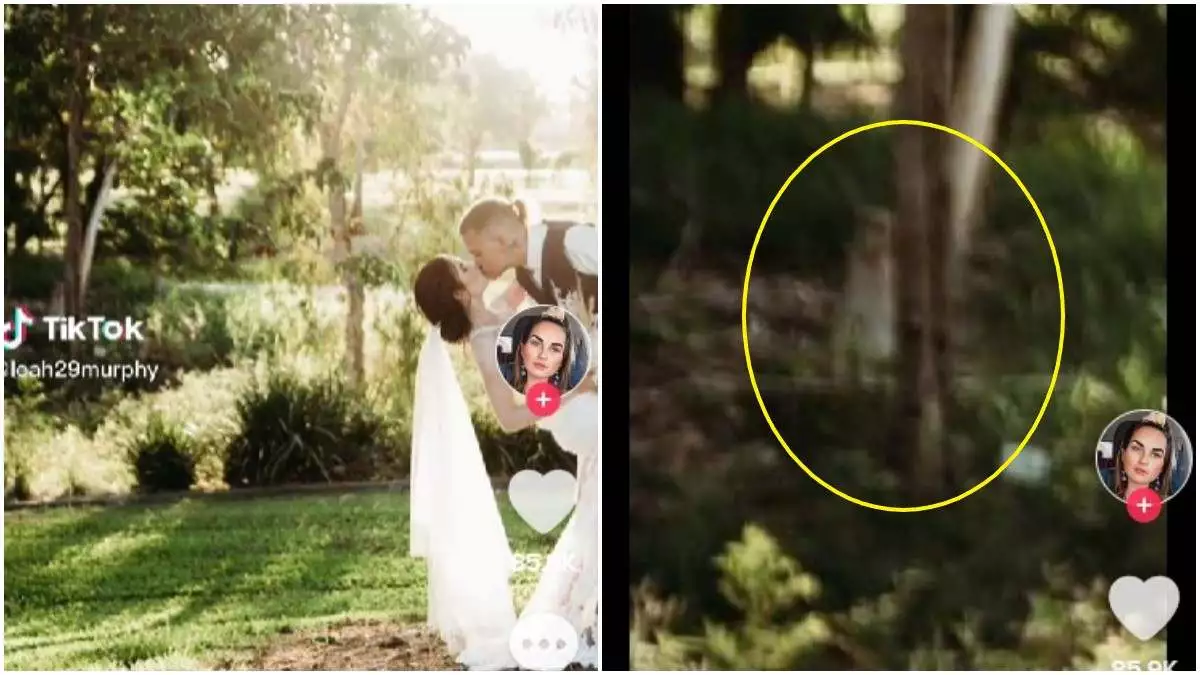 ¿Bebé fantasma? Mujer se casa y su hija fallecida se aparece en las fotos de la boda