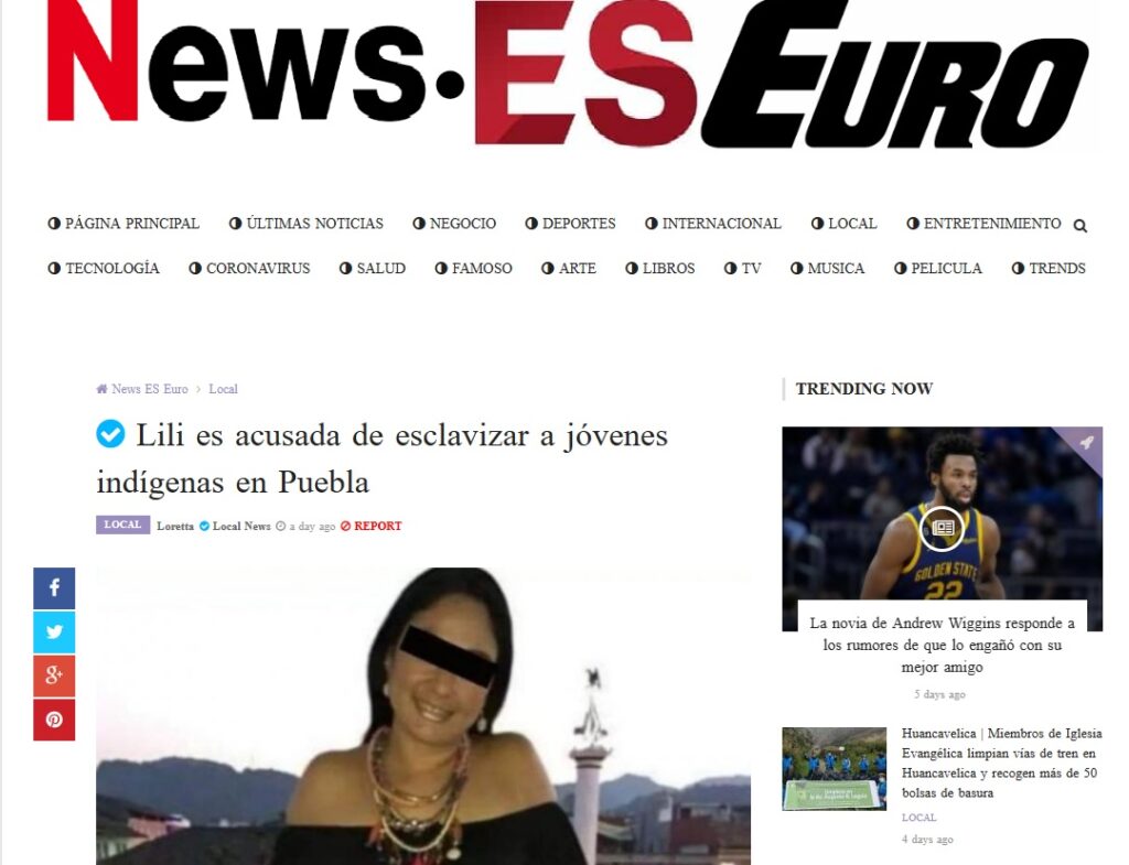 News EsEuro caso Lili