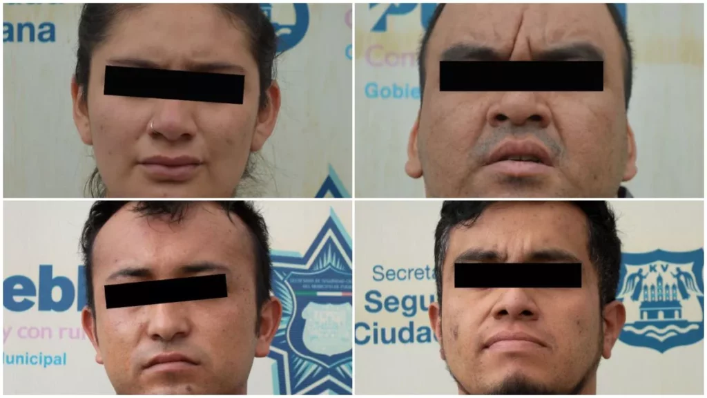 Capturan a cuatro ladrones de las bandas de 'Los Sesamos' y 'Los Dumas' en Puebla