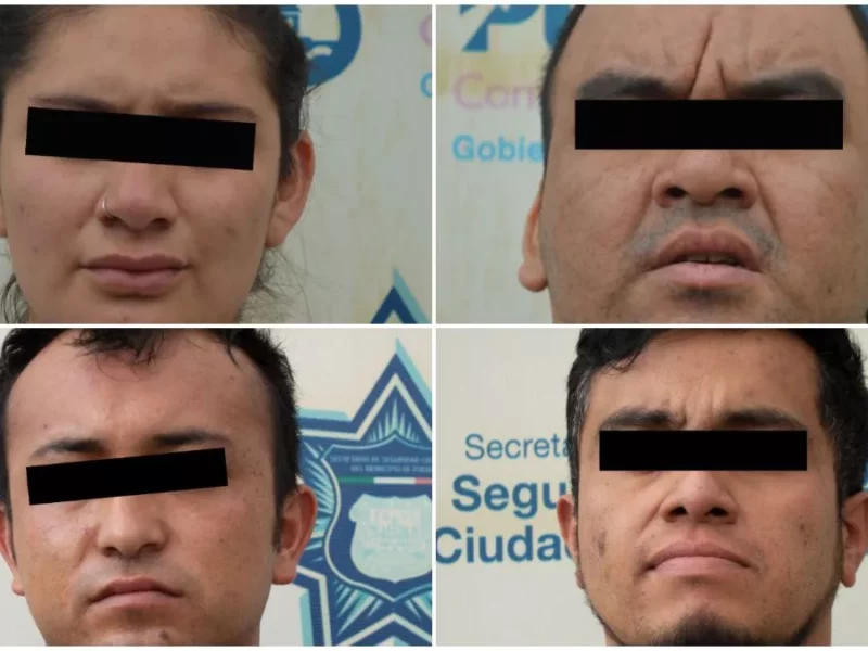 Capturan a cuatro ladrones de las bandas de 'Los Sesamos' y 'Los Dumas' en Puebla