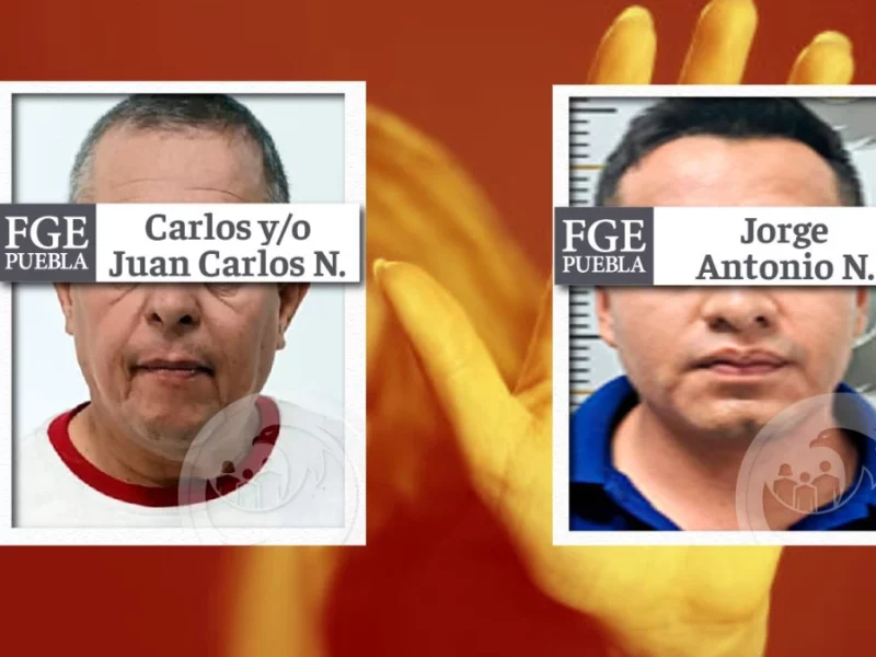Detienen a Jorge y Carlos por abuso sexual en Tehuacán y Texmelucan