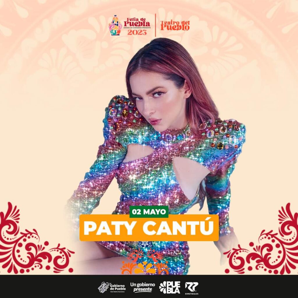 Paty Cantú cantante mexicana de pop.