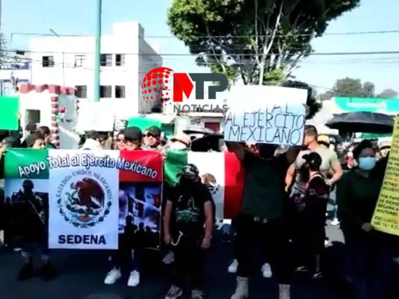 Liberar a militares detenidos en Nuevo Laredo, acusados de matar a jóvenes, piden en Puebla