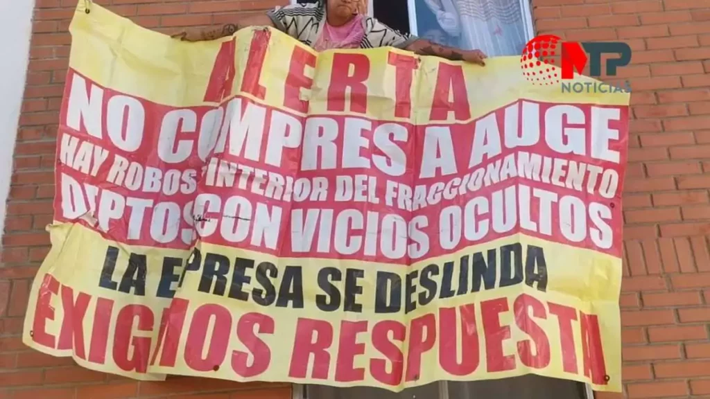 Vecinos denuncian a empresa Auge por alta inseguridad en El Centenario I, Puebla