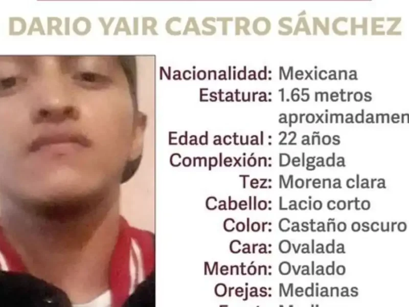 ¡Ayuda a encontrarlo! Dario Yair desapareció en Huejotzingo, Puebla