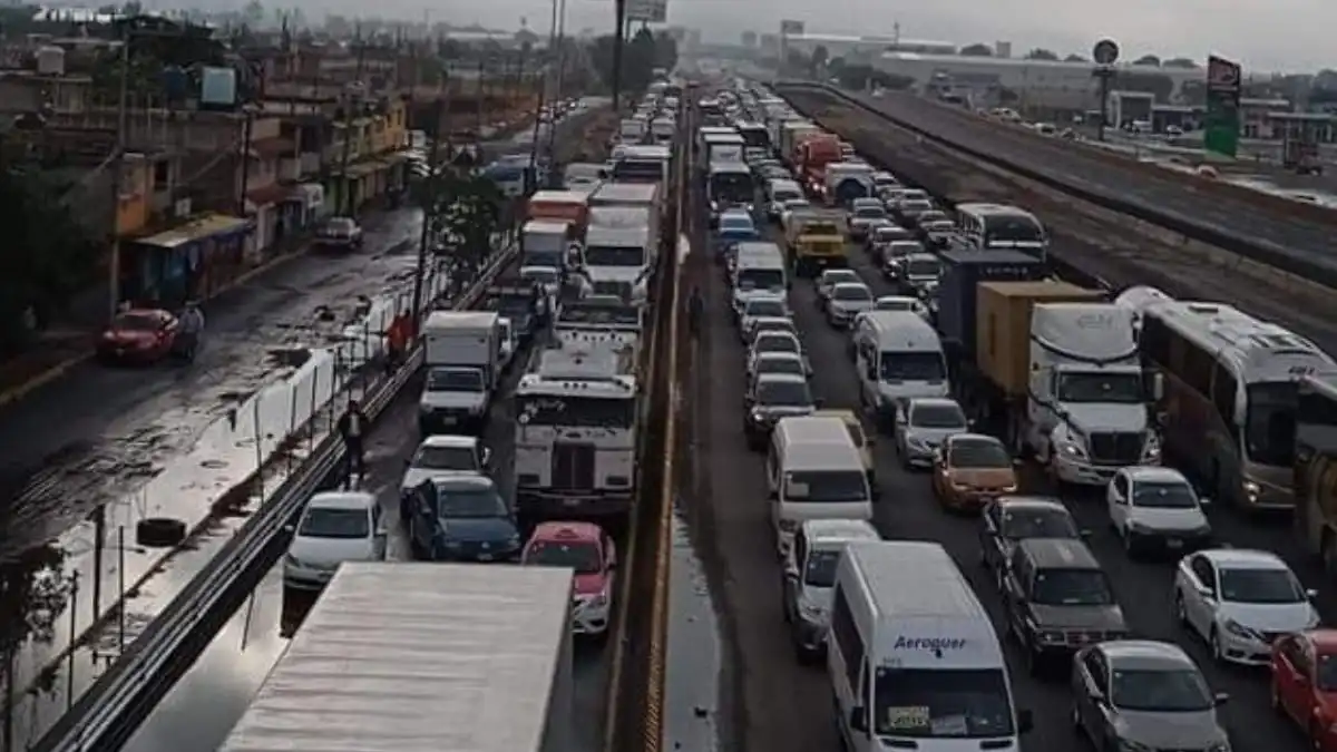 Autopista México-Puebla rutas alternas por cierre a partir de este tres de abril