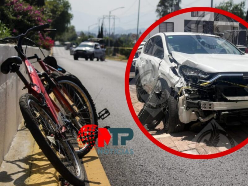 Cae automovilista que atropelló y mató a ciclista en Vía Recreativa Metropolitana en Cholula (EN VIVO y FOTOS)