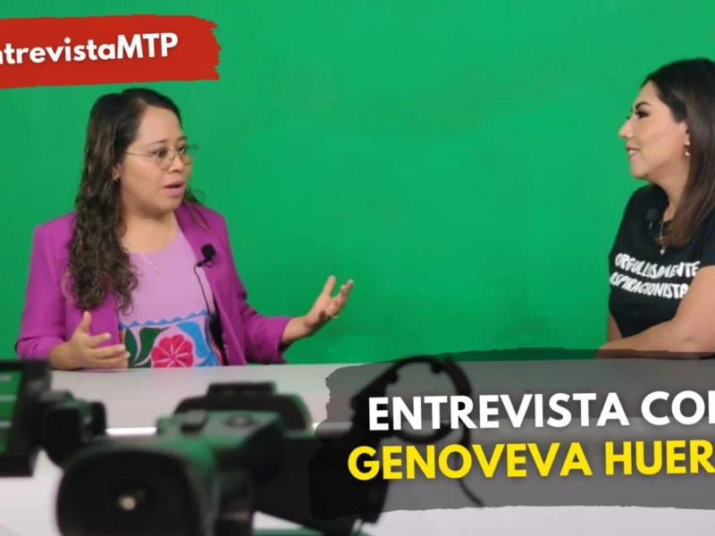 Candidatura por gubernatura de Puebla está entre Eduardo Rivera y yo: Genoveva Huerta