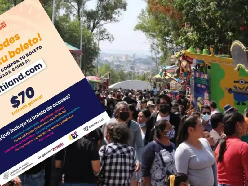 Compra en línea tu boleto para la Feria de Puebla 2023