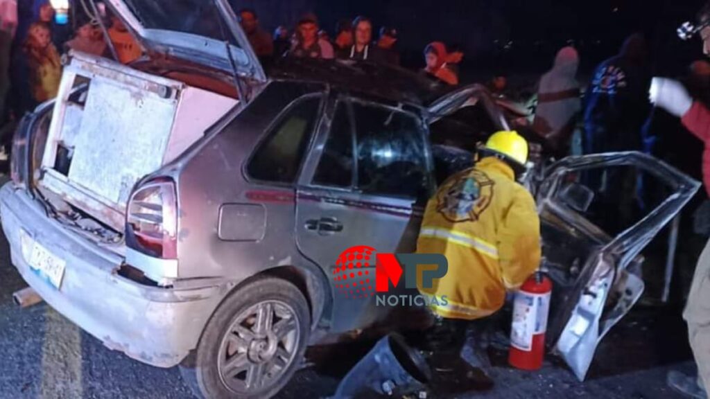 Hermanos mueren en choque frontal en la federal Esperanza-Azumbilla