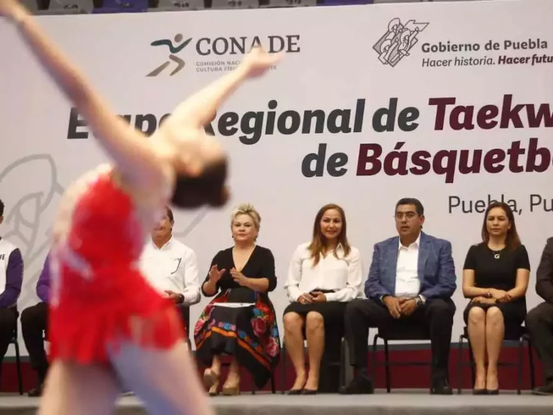 Inauguración de la etapa regional de Taekwondo y macro regional de Basquetbol-Fronton